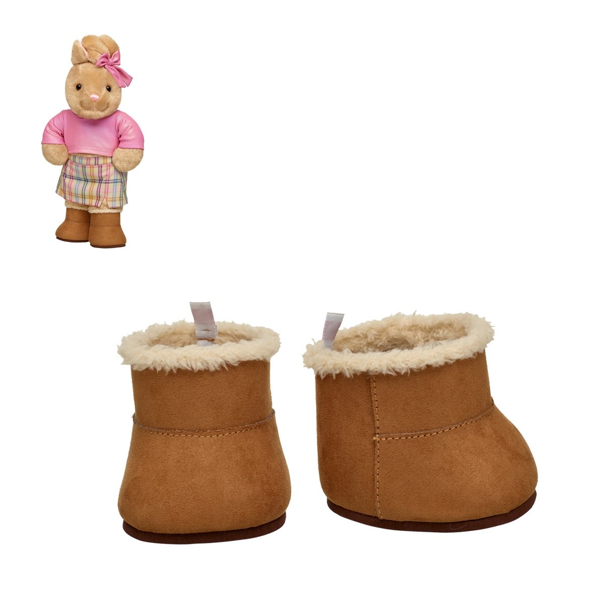 Botas Cafes Con Chiporro Build-A-Bear